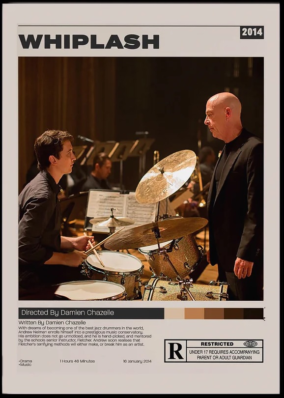 Whiplash Movie Poster
